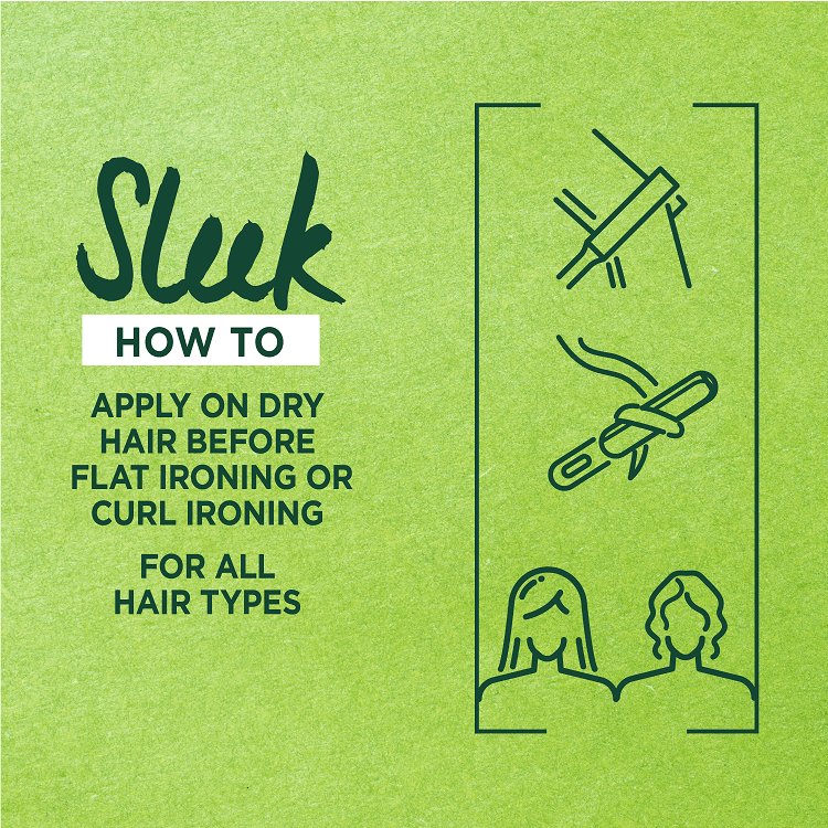 How to use Garnier Sleek & Shine Flat Iron Perfector Straightening Hair Mist